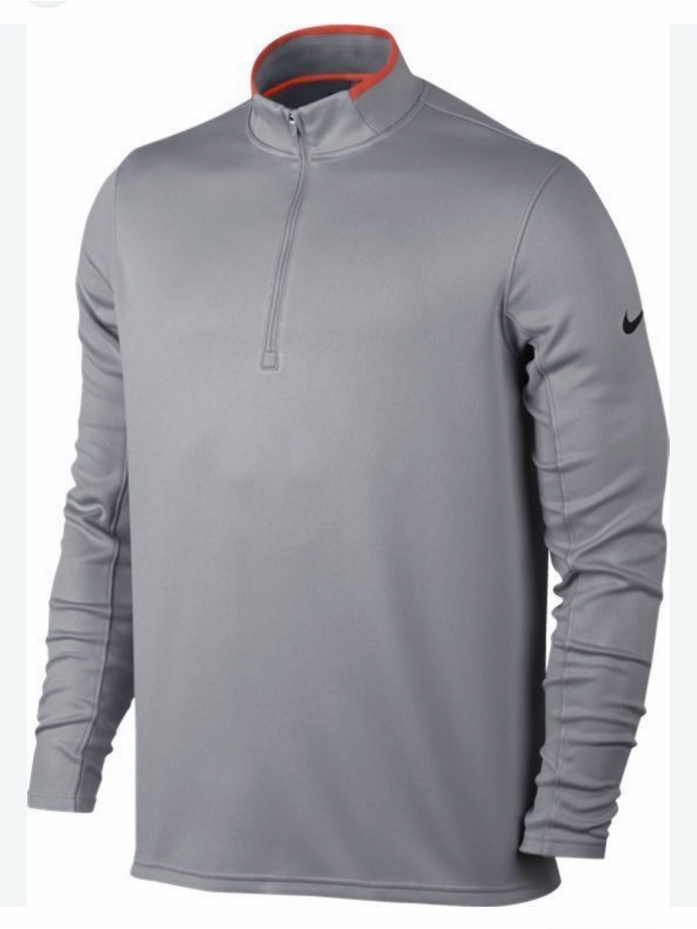 Nike Golf Dri-Fit Men’s Light Gray Quarter-Zip Pullover